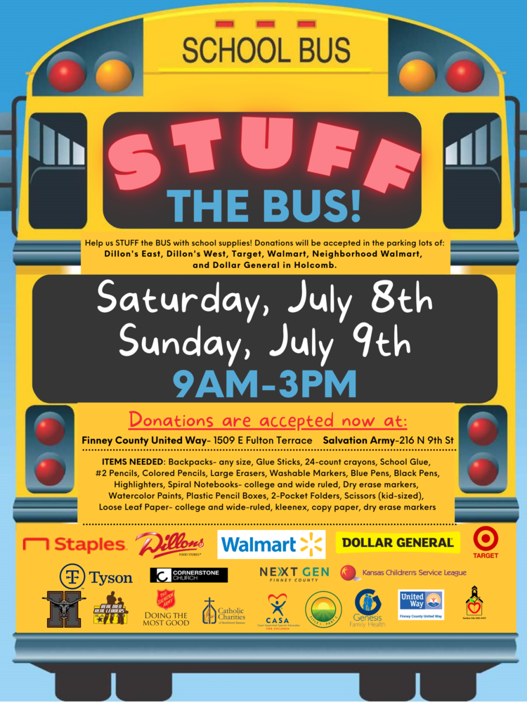 Stuff The Bus Project Planned Garden City Public Schools